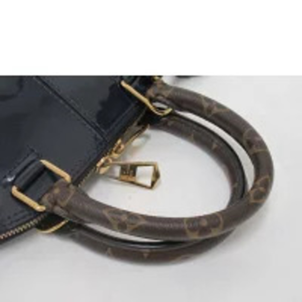 LOUIS VUITTON Alma Monogram Vernis Marine Blue AB - Picture 5 of 6